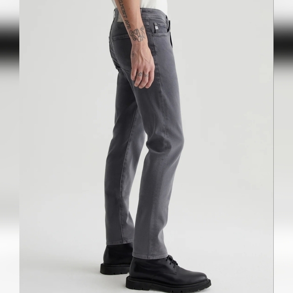 AG Trellis Modern Slim Vapor Wash Smooth Slate NWT